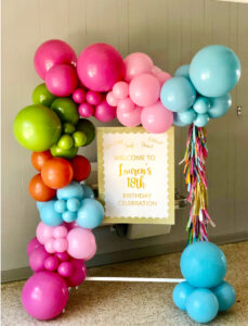 balloon decoration colorful houston