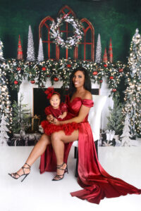 mommy and me christmas photoshoot